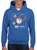 Maki Sushi Japanese Food Lover Design  Youth's Hoodie