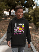 Tokyo Japan Vibrant Icons Cultural Fusion Graphic  Youth's Hoodie