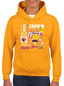 Tokyo Japan Vibrant Icons Cultural Fusion Graphic  Youth's Hoodie