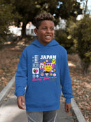 Tokyo Japan Vibrant Icons Cultural Fusion Graphic  Youth's Hoodie