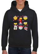 Japanese Kawaii Icons Collection Graphic Youth's Hoodie