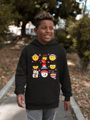 Japanese Kawaii Icons Collection Graphic Youth's Hoodie