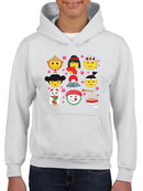 Japanese Kawaii Icons Collection Graphic Youth's Hoodie