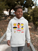 Japanese Kawaii Icons Collection Graphic Youth's Hoodie