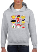 Japanese Kawaii Icons Collection Graphic Youth's Hoodie