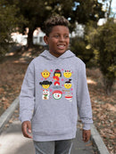 Japanese Kawaii Icons Collection Graphic Youth's Hoodie