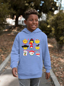 Japanese Kawaii Icons Collection Graphic Youth's Hoodie