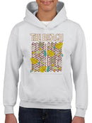 Tiki-Beach Hawaiian Vacation Vibes Graphic  Youth's Hoodie