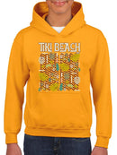 Tiki-Beach Hawaiian Vacation Vibes Graphic  Youth's Hoodie