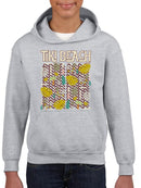 Tiki-Beach Hawaiian Vacation Vibes Graphic  Youth's Hoodie