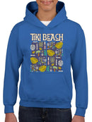 Tiki-Beach Hawaiian Vacation Vibes Graphic  Youth's Hoodie