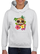 Tropical Summer Hawaiian Fun Icon Youth's Hoodie