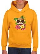 Tropical Summer Hawaiian Fun Icon Youth's Hoodie