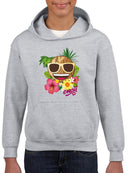 Tropical Summer Hawaiian Fun Icon Youth's Hoodie