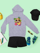 Tropical Summer Hawaiian Fun Icon Youth's Hoodie