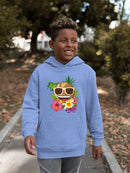 Tropical Summer Hawaiian Fun Icon Youth's Hoodie