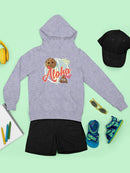Aloha Tropical Coconut Icon Trendy Graphic  Youth's Hoodie