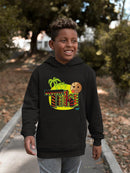 Tiki-Style Hawaiian Luau Party Graphic  Youth's Hoodie