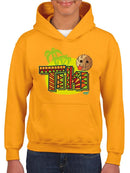 Tiki-Style Hawaiian Luau Party Graphic  Youth's Hoodie