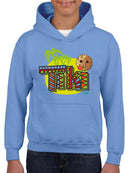 Tiki-Style Hawaiian Luau Party Graphic  Youth's Hoodie