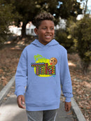 Tiki-Style Hawaiian Luau Party Graphic  Youth's Hoodie