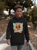 Iconic Surf Club Trendy Hawaiian Graphic  Youth's Hoodie