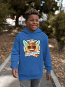 Iconic Surf Club Trendy Hawaiian Graphic  Youth's Hoodie