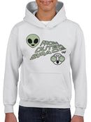 Outer Space Cool Alien Sci-Fi Trendy Graphic  Youth's Hoodie
