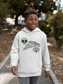 Outer Space Cool Alien Sci-Fi Trendy Graphic  Youth's Hoodie