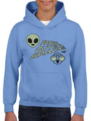 Outer Space Cool Alien Sci-Fi Trendy Graphic  Youth's Hoodie