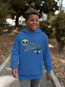 Outer Space Cool Alien Sci-Fi Trendy Graphic  Youth's Hoodie