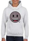 Floral Smile Fun Trendy Graphic Symbols  Youth's Hoodie