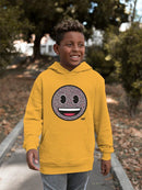Floral Smile Fun Trendy Graphic Symbols  Youth's Hoodie