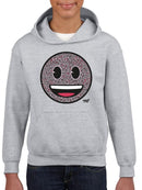 Floral Smile Fun Trendy Graphic Symbols  Youth's Hoodie