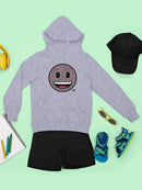 Floral Smile Fun Trendy Graphic Symbols  Youth's Hoodie