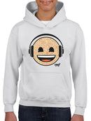 Music Lover Fun Graphic Dj Trendy Graphic Symbol  Youth's Hoodie