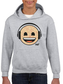 Music Lover Fun Graphic Dj Trendy Graphic Symbol  Youth's Hoodie