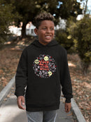 Love And Peace Hippie Trendy Graphic Symbol Youth's Hoodie