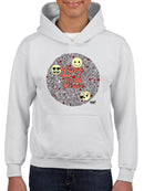 Love And Peace Hippie Trendy Graphic Symbol Youth's Hoodie