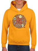 Love And Peace Hippie Trendy Graphic Symbol Youth's Hoodie