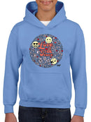 Love And Peace Hippie Trendy Graphic Symbol Youth's Hoodie