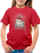 Cheerful Merry Christmas Graphic T-shirt