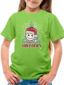 Cheerful Merry Christmas Graphic T-shirt