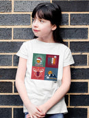 Let It Snow Reindeer - Xmas Winter Vibes Mountain Graphic T-shirt