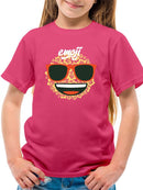 Hibiscus Tropical Smile Face Graphic T-shirt