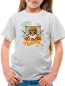 Tropical Ukulele And Palm Tree Tiki-Vibes T-shirt