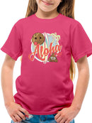 Aloha Tropical Coconut Icon Trendy Graphic T-shirt