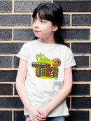 Tiki-Style Hawaiian Luau Party Graphic T-shirt