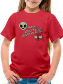 Outer Space Cool Alien Sci-Fi Trendy Graphic T-shirt