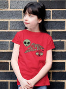 Outer Space Cool Alien Sci-Fi Trendy Graphic T-shirt